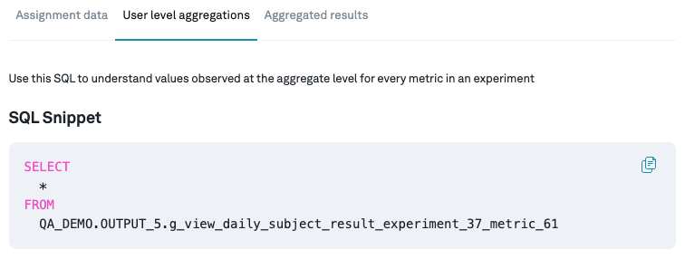 SQL for subject level data