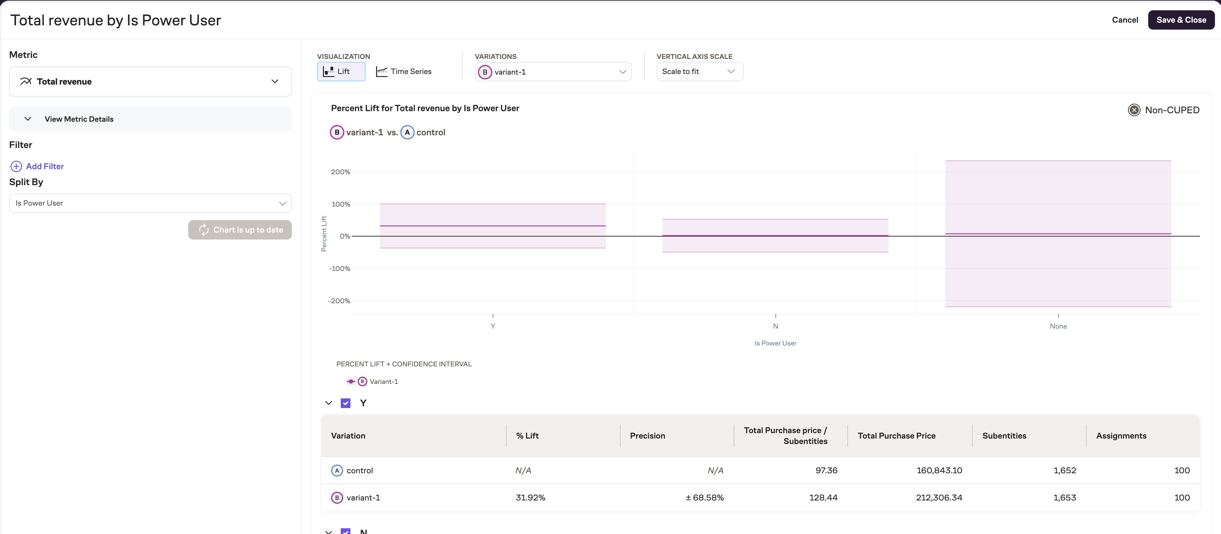 Subentities in Explore charts