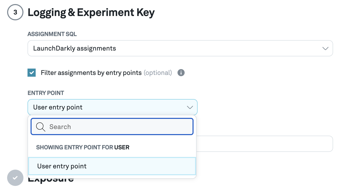 Filter by Entry Point