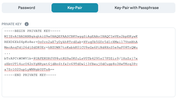 encrypted key-pair authentication
