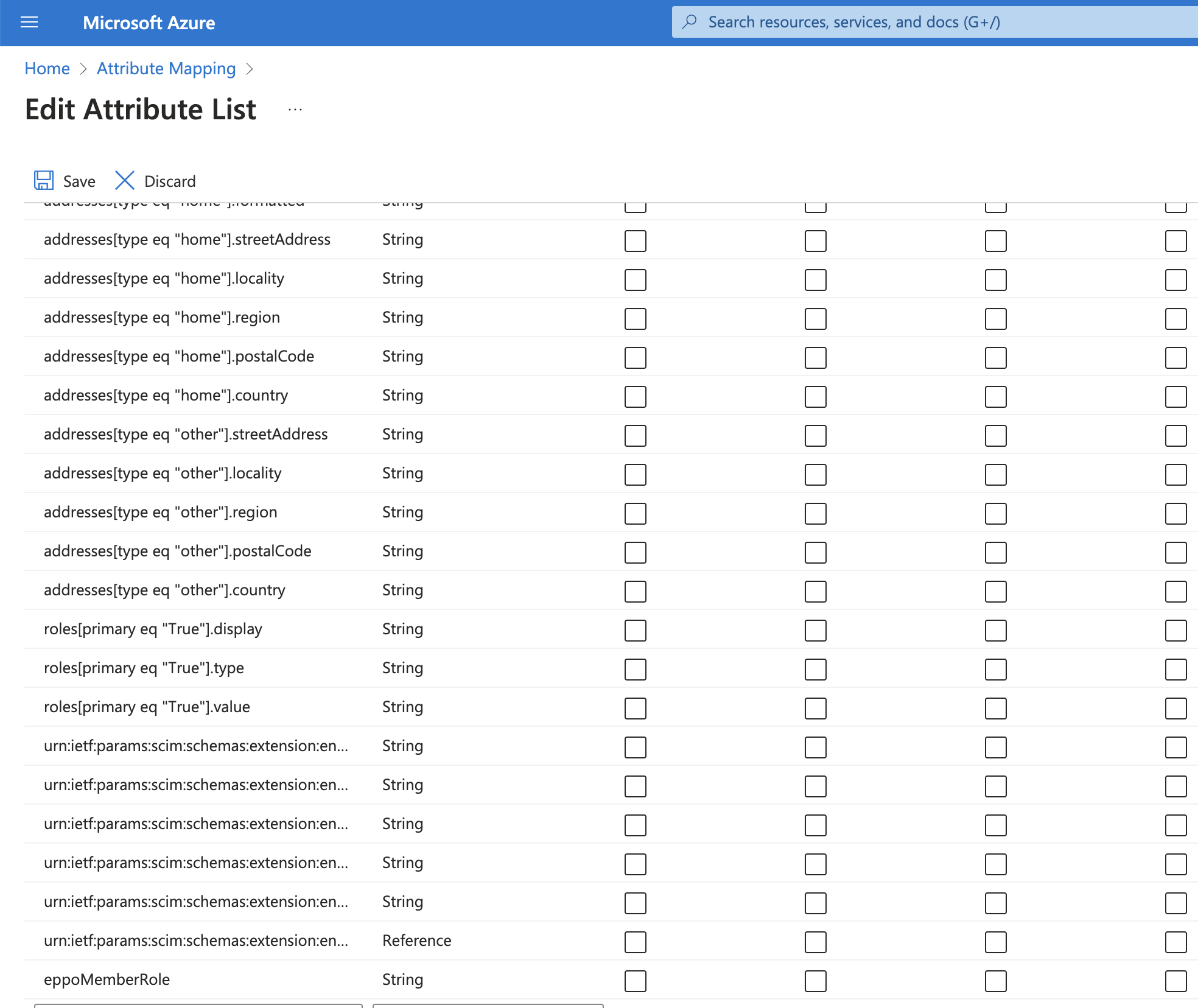 configure Entra custom attribute